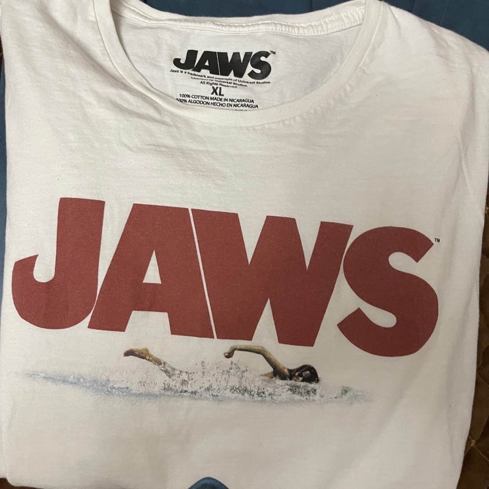 JAWS Universal Studios Mens Vintage Tshirt XL